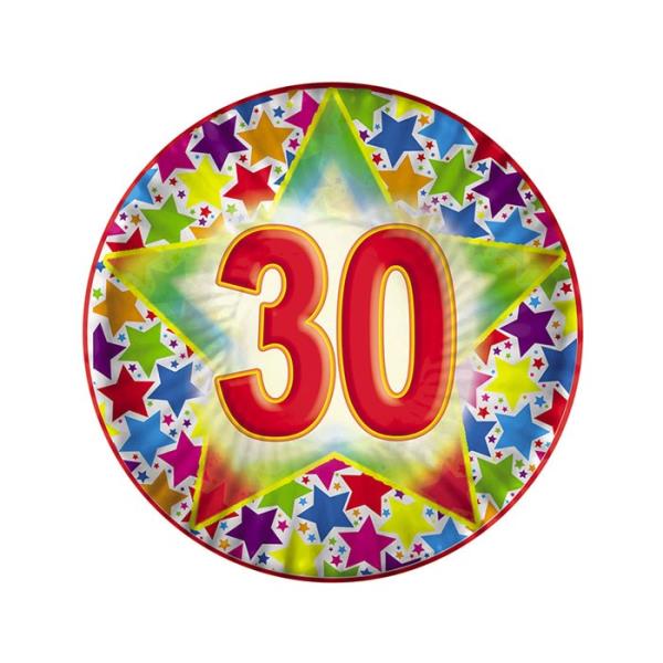 PIATTO BUON COMPLEANNO STARDUST 30 ANNI 1 PIATTO BUON COMPLEANNO STARDUST 30 ANNI