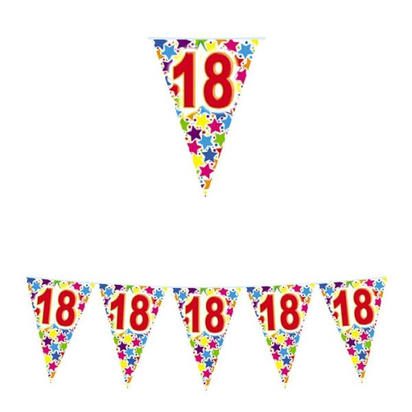 BANDIERINA STARDUST 18 ANNI 6 mt 1 BANDIERINA STARDUST 18 ANNI 6 mt