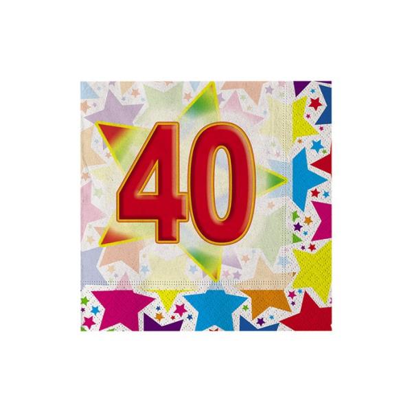 TOVAGLIOLO 25X25 STARDUST 40 ANNI 1 TOVAGLIOLO 25X25 STARDUST 40 ANNI