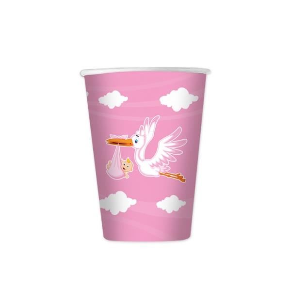 BICCHIERE NUVOLA ROSA pz.8 1 BICCHIERE NUVOLA ROSA pz.8