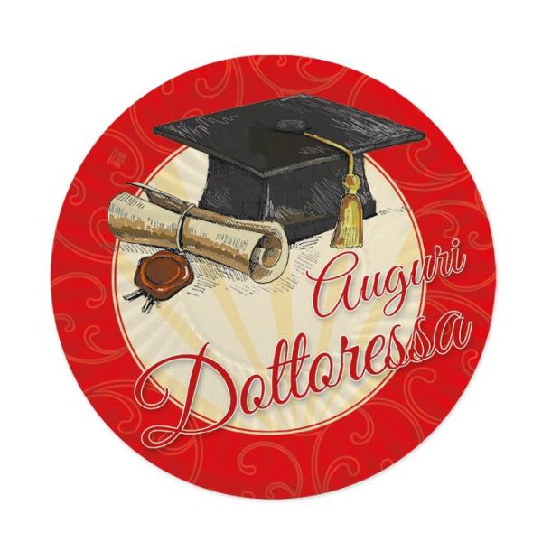 PIATTI CM.18 LAUREA VINTAGE AUGURI DOTTORESSA 1 PIATTI CM.18 LAUREA VINTAGE AUGURI DOTTORESSA