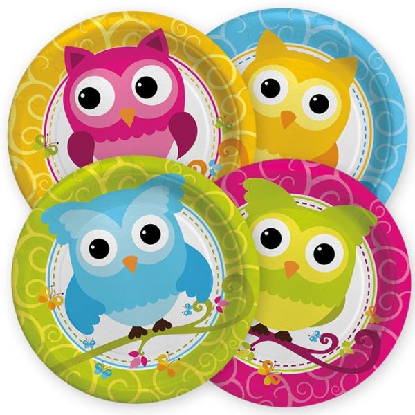 PIATTO Ø18 cm. GUFETTI MIX pz.8 1 PIATTO Ø18 cm. GUFETTI MIX pz.8