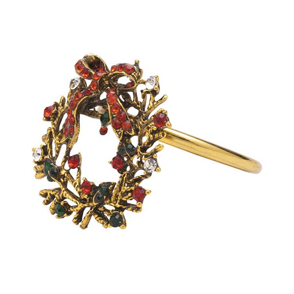 PORTATOVAGLIOLO SINGOLO METAL GHIRLANDA NATALE CM.5 1 PORTATOVAGLIOLO SINGOLO METAL GHIRLANDA NATALE CM.5