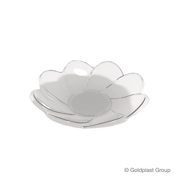 PIATTINO DAISY TRASPARENTE 40 CC. 1 PIATTINO DAISY TRASPARENTE 40 CC.