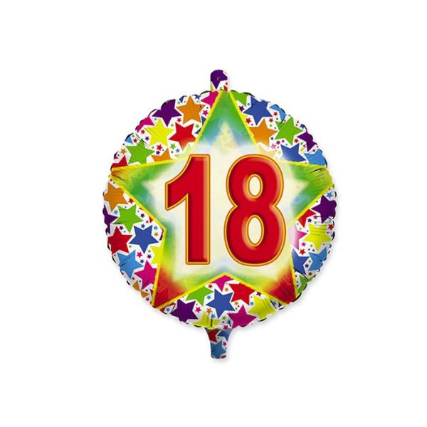 PALLONCINO MYLAR 18'' 18 ANNI STARDUST