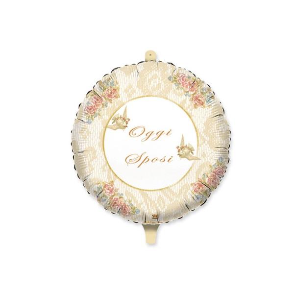 PALLONCINO MYLAR 18'' OGGI SPOSI 1 PALLONCINO MYLAR 18'' OGGI SPOSI