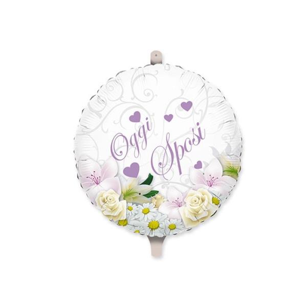 PALLONCINO MYLAR 18'' OGGI SPOSI 1 PALLONCINO MYLAR 18'' OGGI SPOSI