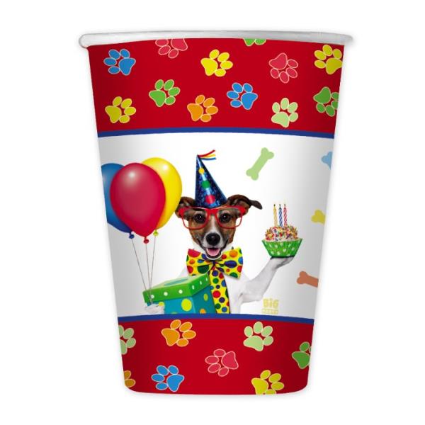 BICCHIERE PARTY DOG pz.8 1 BICCHIERE PARTY DOG pz.8