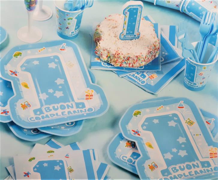 PIROTTINI MUFFIN ONE LIGHT BLU PZ.48 2 PIROTTINI MUFFIN ONE LIGHT BLU PZ.48