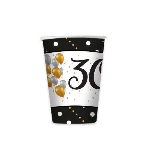 BICCHIERE BUON COMPLEANNO PRESTIGE 30 ANNI pz.8 1 BICCHIERE BUON COMPLEANNO PRESTIGE 30 ANNI pz.8