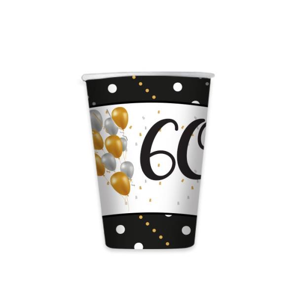 BICCHIERE BUON COMPLEANNO PRESTIGE 60 ANNI pz.8 1 BICCHIERE BUON COMPLEANNO PRESTIGE 60 ANNI pz.8