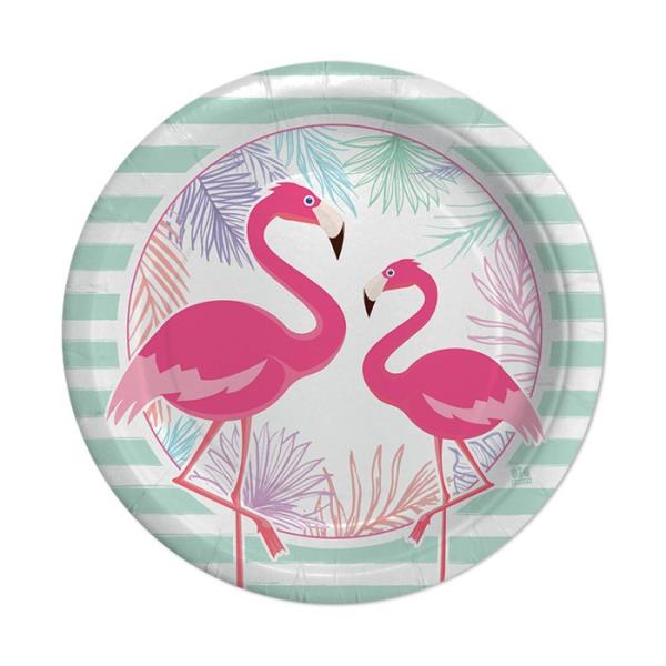 PIATTO Ø18 m. FENICOTTERO FLAMINGO pz.8 1 PIATTO Ø18 m. FENICOTTERO FLAMINGO pz.8