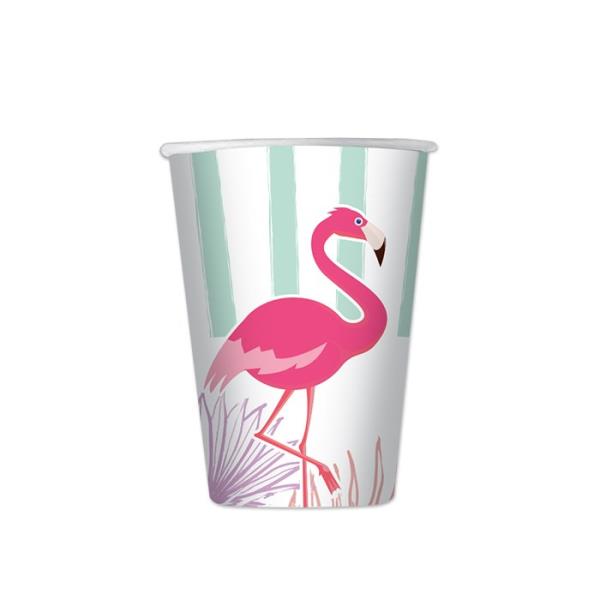 BICCHIERE FENICOTTERO FLAMINGO pz.8 1 BICCHIERE FENICOTTERO FLAMINGO pz.8