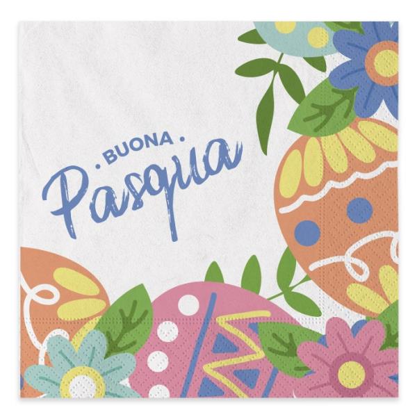 TOVAGLIOLO 33x33 cm. BUONA PASQUA pz.20