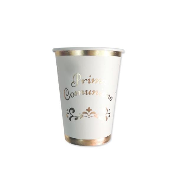 BICCHIERE COMUNIONE GOLD METAL pz.8 1 BICCHIERE COMUNIONE GOLD METAL pz.8