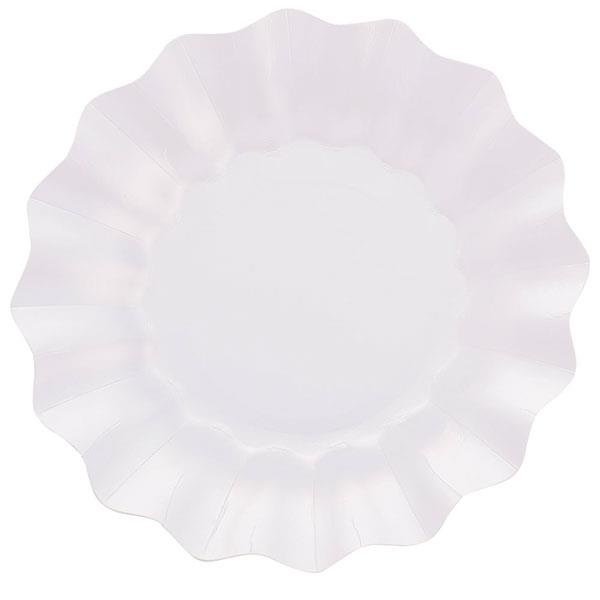 PIATTI NEW SHAPE CM.27 BIANCO PERLA pz.8 1 PIATTI NEW SHAPE CM.27 BIANCO PERLA pz.8