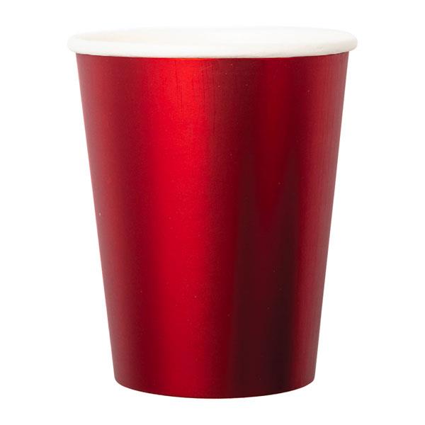BICCHIERI ROSSO SATINATO PZ.8 1 BICCHIERI ROSSO SATINATO PZ.8