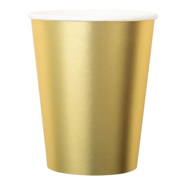BICCHIERI ORO SATINATO PZ.8 1 BICCHIERI ORO SATINATO PZ.8