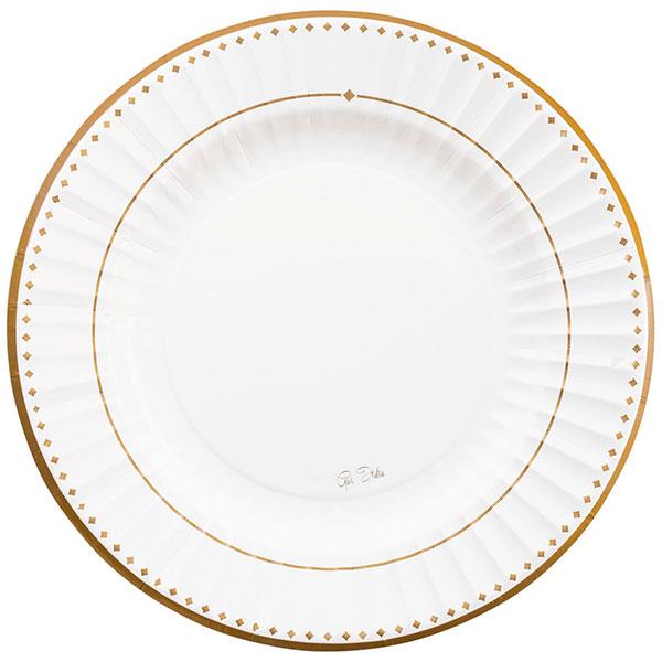 PIATTI ROUND SHAPE PZ.8 CM.27 GOLD GRACE 1 PIATTI ROUND SHAPE PZ.8 CM.27 GOLD GRACE