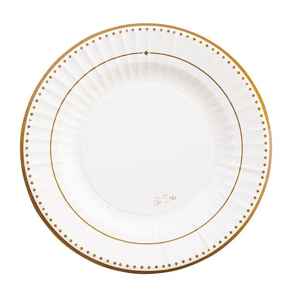 PIATTI ROUND SHAPE PZ.8 CM.21 GOLD GRACE 1 PIATTI ROUND SHAPE PZ.8 CM.21 GOLD GRACE