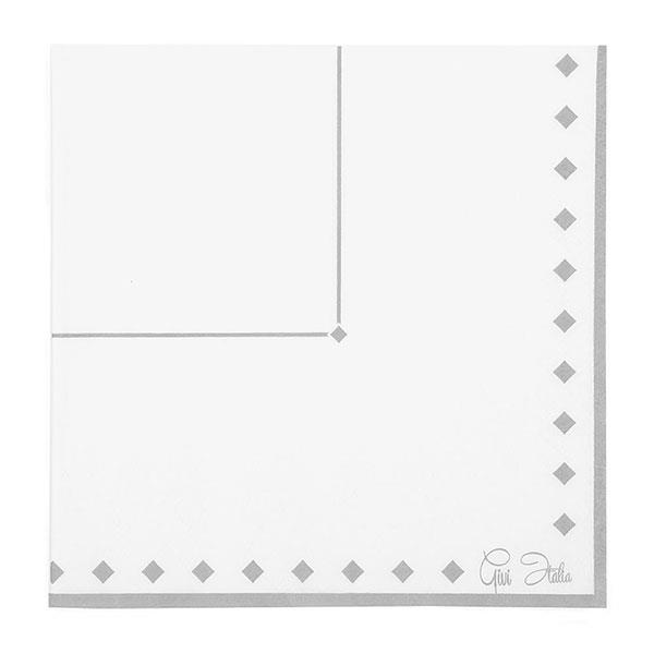 TOVAGLIOLI 33X33 SILVER GRACE 3VELI PZ.16 1 TOVAGLIOLI 33X33 SILVER GRACE 3VELI PZ.16