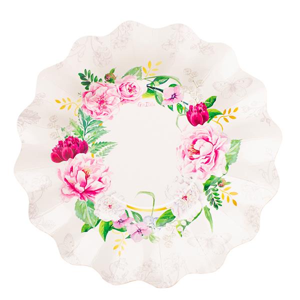 PIATTI NEW SHAPE CM.27 BAROQUE WEDDING 1 PIATTI NEW SHAPE CM.27 BAROQUE WEDDING