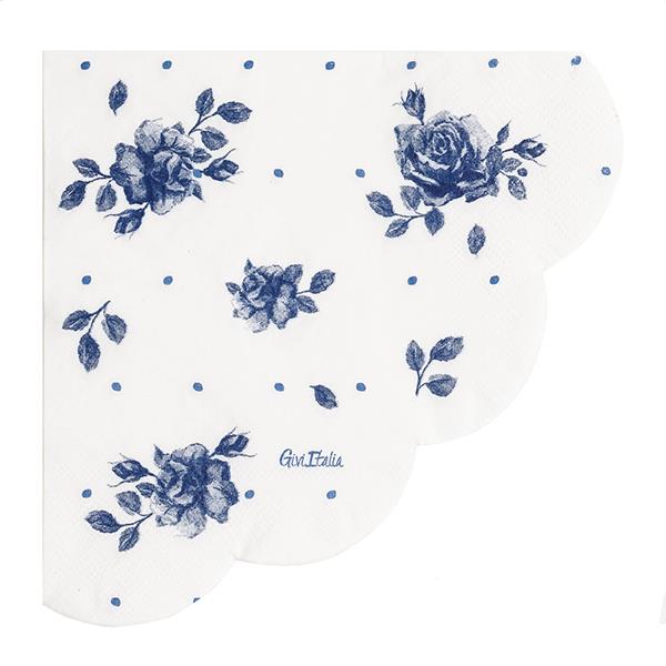 TOVAGLIOLI 33X33 SMERLATI ENGLISH ROSE
