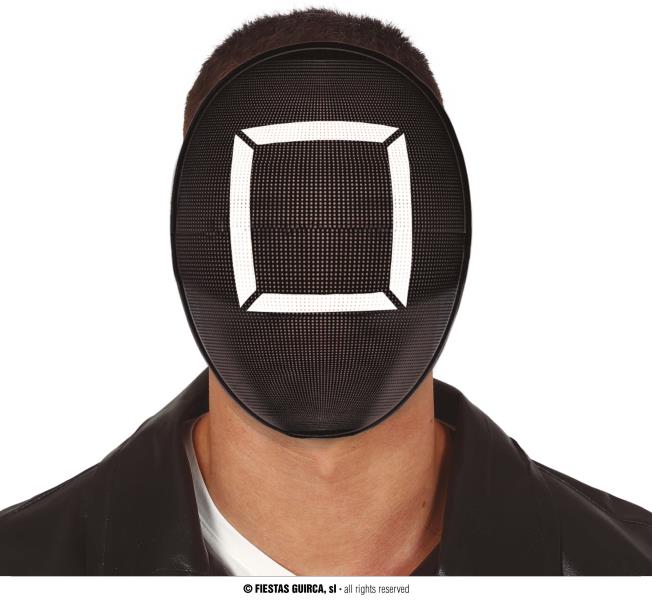 MASCHERA PVC THE GAMER QUADRATO pz.1 1 MASCHERA PVC THE GAMER QUADRATO pz.1