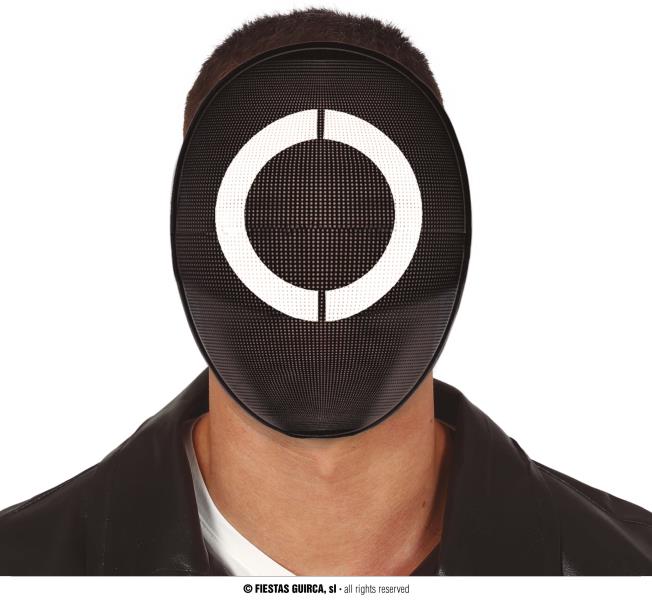 MASCHERA PVC THE GAMER TONDO pz.1 1 MASCHERA PVC THE GAMER TONDO pz.1