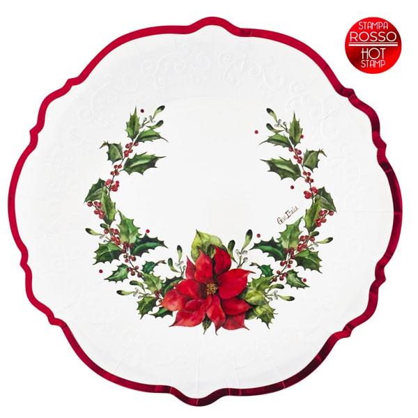 PIATTO Ø27 LIBERTY ETOILE DE NOEL PZ.8
