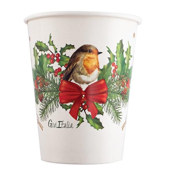 BICCHIERE POSTCARD CHRISTMAS PZ.8 1 BICCHIERE POSTCARD CHRISTMAS PZ.8