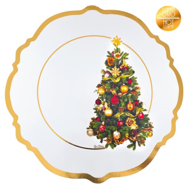 SOTTOPIATTO Ø33 CHRISTMAS LIBERTY PZ.4