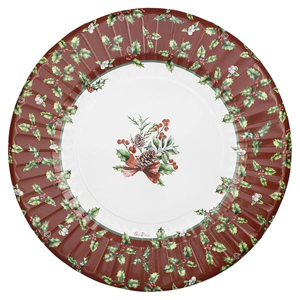 PIATTO MAX Ø33 CHRISTMAS TIME PZ.6