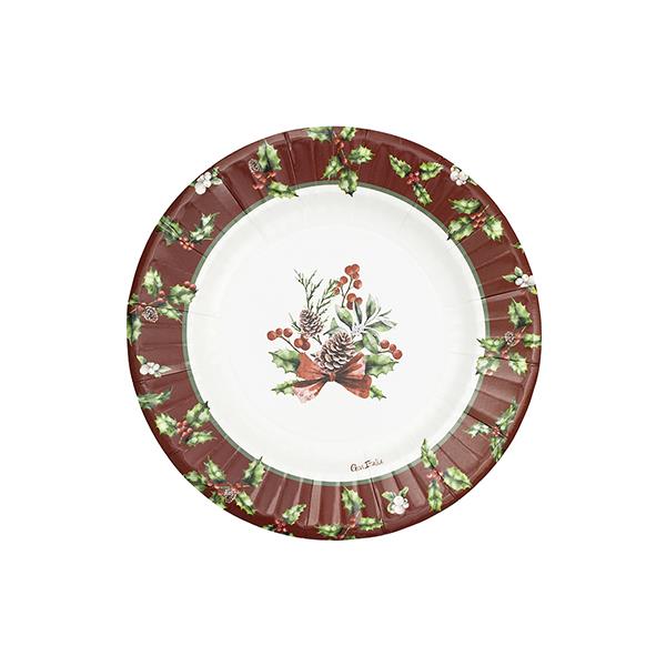 PIATTO ROUND SHAPE Ø21 CHRISTMAS TIME PZ.8 1 PIATTO ROUND SHAPE Ø21 CHRISTMAS TIME PZ.8