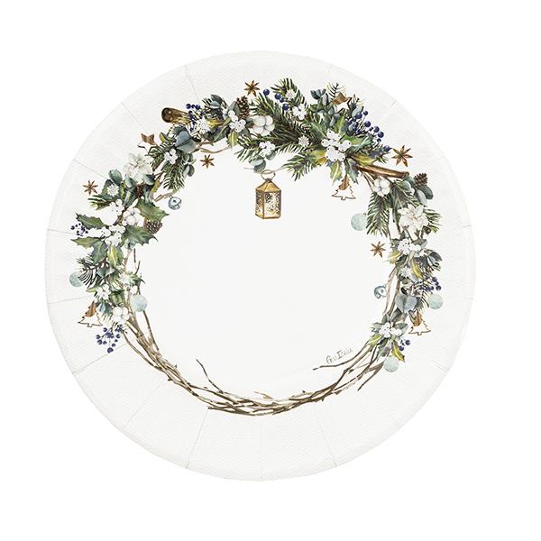 PIATTO ROUND SHAPE Ø27 cm. COZY CHRISTMAS PZ.8