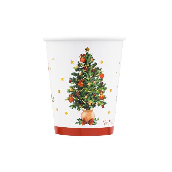 BICCHIERE COVER 250 cc. COMPOSTABILE CHRISTMAS WISHER pz.8 1 BICCHIERE COVER 250 cc. COMPOSTABILE CHRISTMAS WISHER pz.8