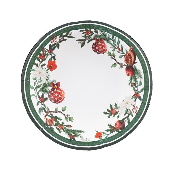 PIATTO FONDO ROUND Ø24 cm. COMPOSTABILE MELOGRANO pz.8 1 PIATTO FONDO ROUND Ø24 cm. COMPOSTABILE MELOGRANO pz.8