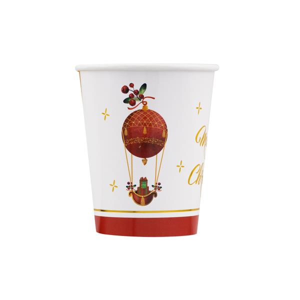 BICCHIERE COVER 250 cc. COMPOSTABILE CHRISTMAS IN THE AIR pz.8 1 BICCHIERE COVER 250 cc. COMPOSTABILE CHRISTMAS IN THE AIR pz.8