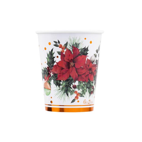 BICCHIERE COVER 250 cc. COMPOSTABILE JOIE DE NOEL pz.8 1 BICCHIERE COVER 250 cc. COMPOSTABILE JOIE DE NOEL pz.8