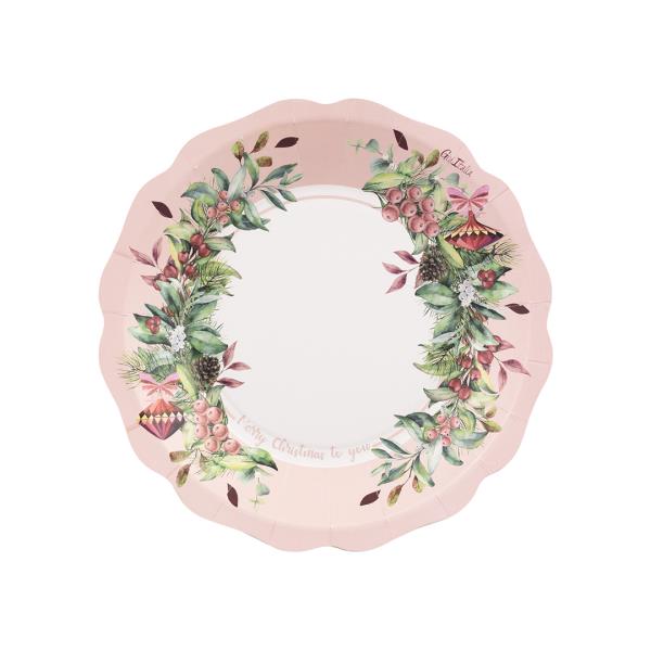 PIATTO DESSERT NEW LIBERTY Ø21 cm. COMPOSTABILE CHERRY CHRISTMAS pz.8 1 PIATTO DESSERT NEW LIBERTY Ø21 cm. COMPOSTABILE CHERRY CHRISTMAS pz.8
