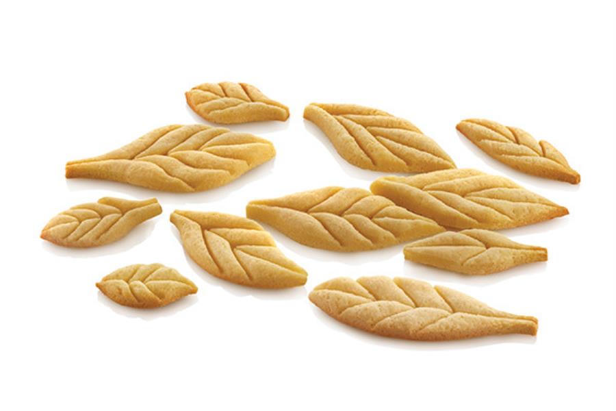 FORMABISCOTTI FOGLIE VOILA' COOKIE 24x15 h.2 cm. SILIKOMART