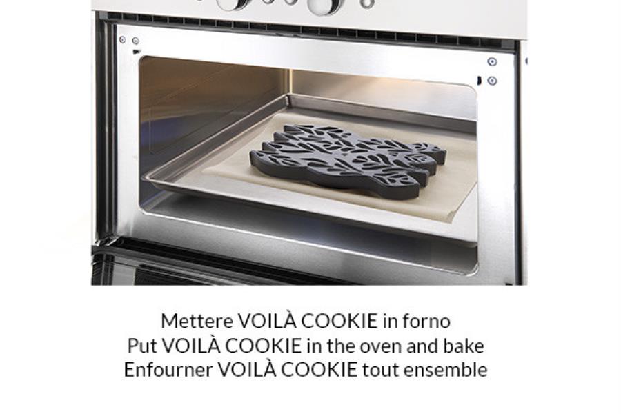 FORMABISCOTTI FOGLIE VOILA' COOKIE 24x15 h.2 cm. SILIKOMART