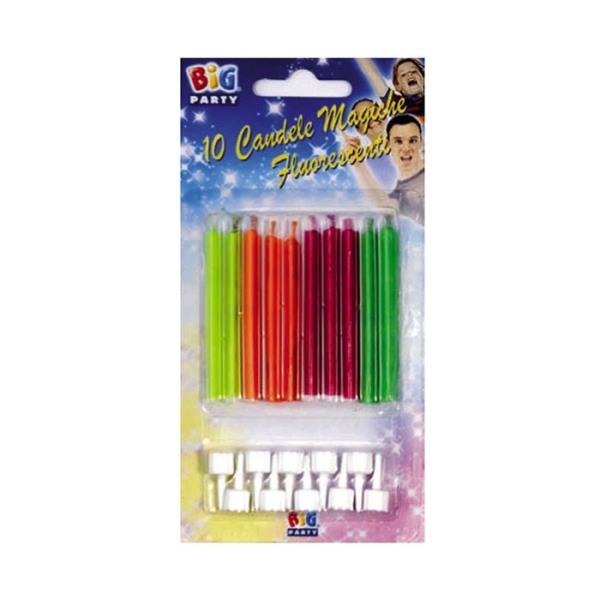 CANDELE MAGICHE FLUORESCENTI 1 CANDELE MAGICHE FLUORESCENTI