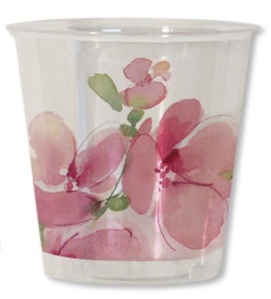 BICCHIERE KRISTAL PINK FLOWER Ex.Tra. pz.8 1 BICCHIERE KRISTAL PINK FLOWER Ex.Tra. pz.8
