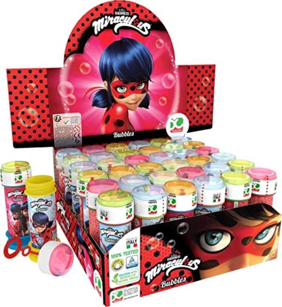BOLLE DI SAPONE LADYBUG MIRACULOUS 1 BOLLE DI SAPONE LADYBUG MIRACULOUS