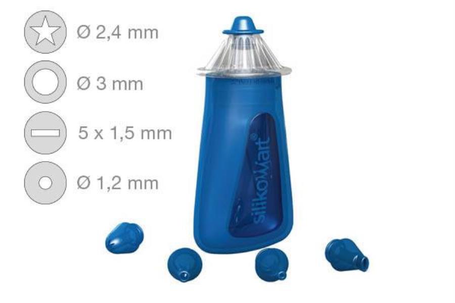 PENNA DECORATIVA IN SILICONE 4 PUNTE SILIKOMART 1 PENNA DECORATIVA IN SILICONE 4 PUNTE SILIKOMART