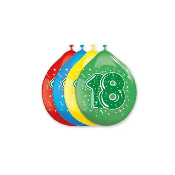 PALLONCINO 18 ANNI ASSORTITI pz.20 1 PALLONCINO 18 ANNI ASSORTITI pz.20