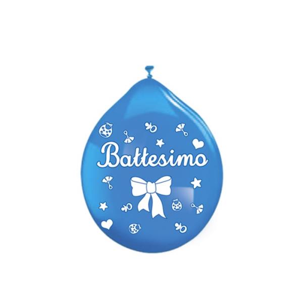 PALLONCINO BATTESIMO CELESTE pz.20 1 PALLONCINO BATTESIMO CELESTE pz.20