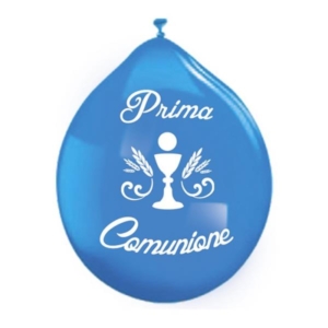 PALLONCINO LA MIA PRIMA COMUNIONE CELESTE pz.20