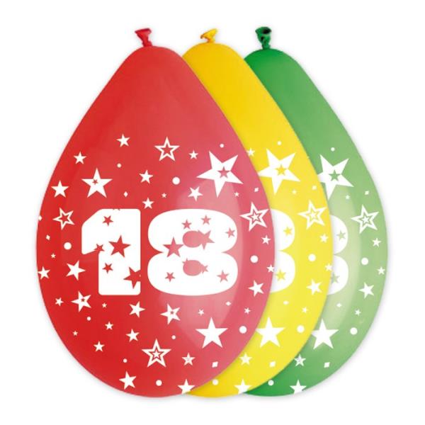 PALLONCINI 18 ANNI 1 PALLONCINI 18 ANNI